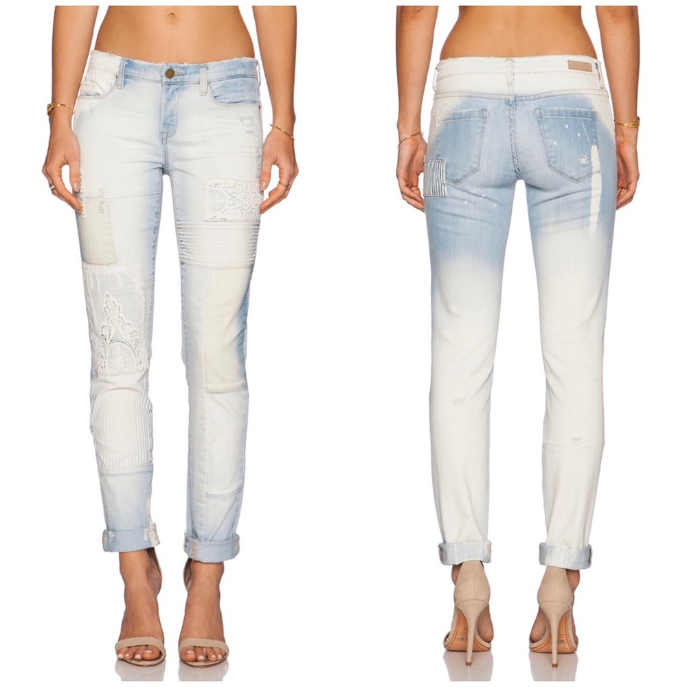 Blank NYC Patchwork Skinny Jeans